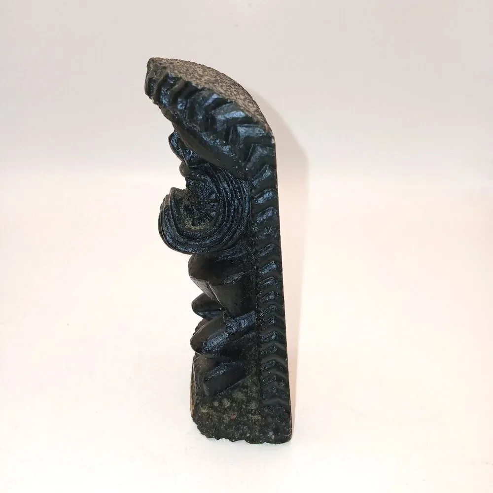Hawaiian Lava Tiki Figurine Hawaii Souvenir Polynesian God 4.5 in Tall